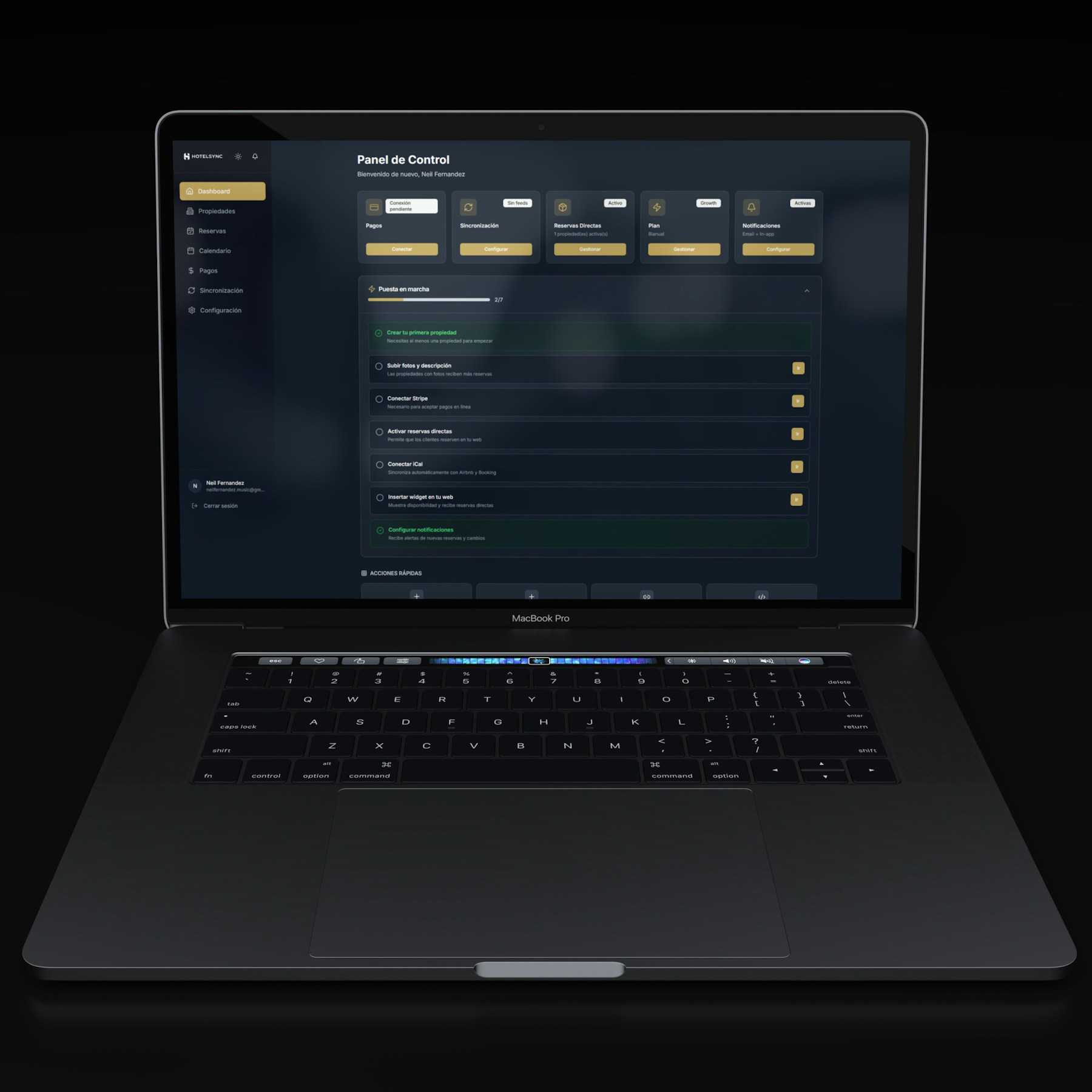 Laptop displaying a workflow dashboard used to classify inbound SMS responses